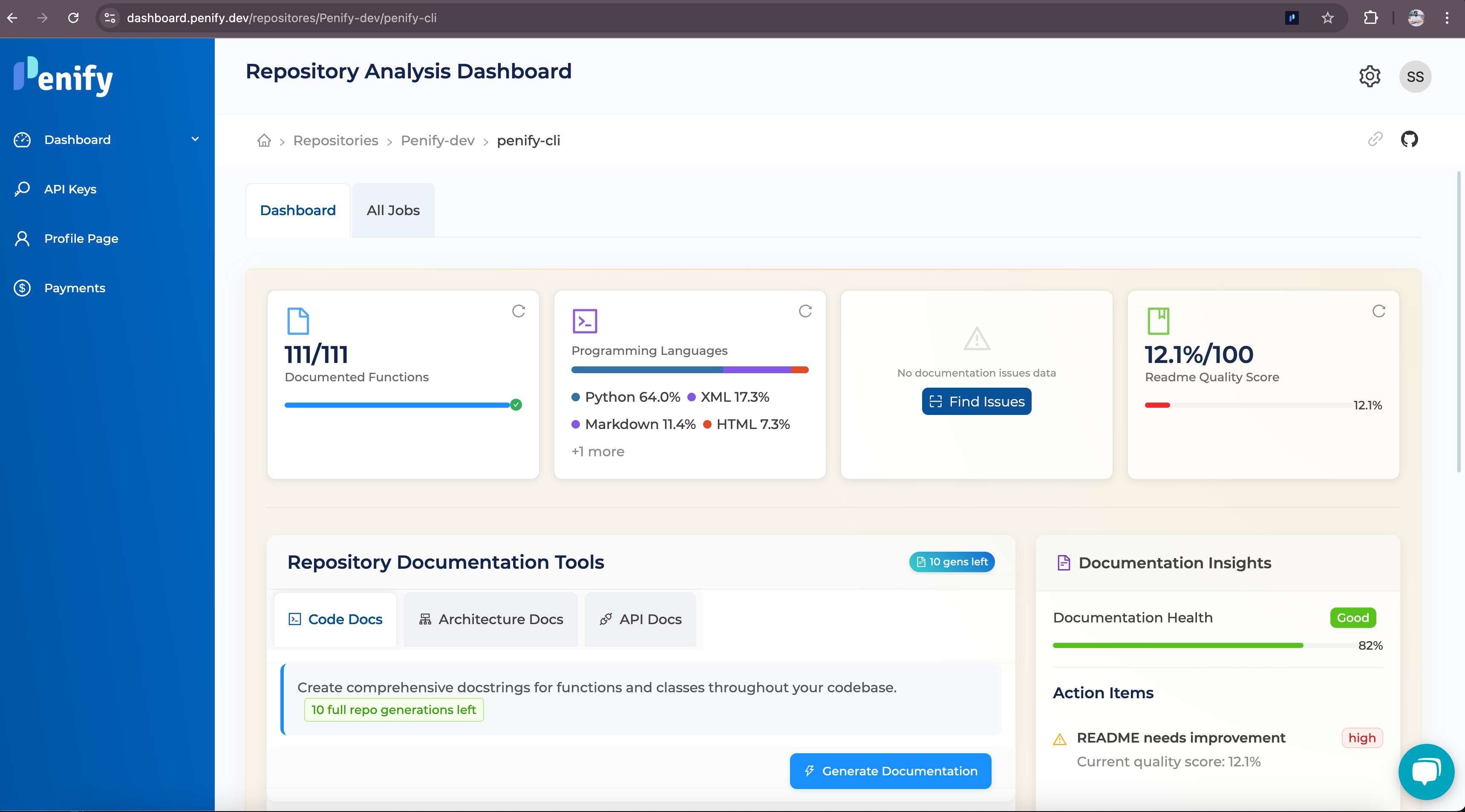 Selected Repository